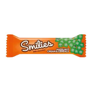 Bar Cokolada Smilies Hazelnut&cereals 25g