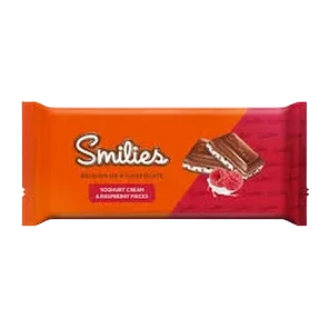 Cokolada Smilies Yoghurt Cream&raspberry 98g