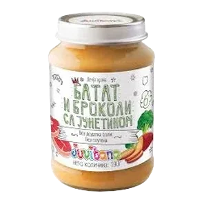 Kas.batat,brokoli i junet.Juvitana 190g