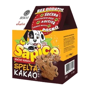 Keks Šapice Spelta Kakao 100g Biskv