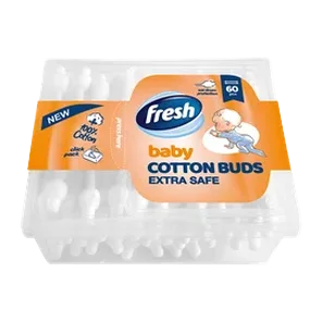 Fresh baby štapici za uši sa granicnikom 60/1