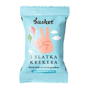 Slatki keks suvo grozdje Basket 25g