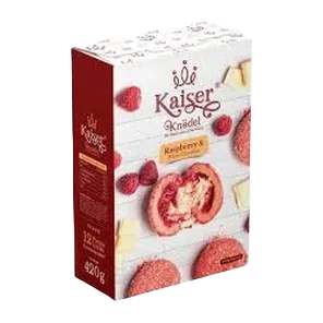 Smrz.knedle Kaiser bela cok-malina420g