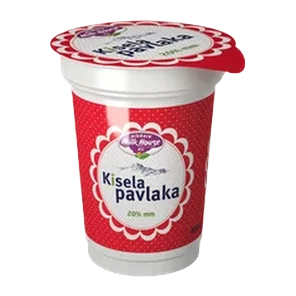 Pavlaka Kisela 20% Milk House 400g Mlekara Milk House