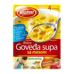 Govedja Supa Sa Mesom 58g Mladost