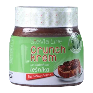 Krem Crunch Lešnik 250g Stevia Line