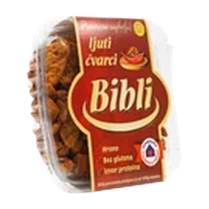 Čvarci Domaći Ljuti 120g Bibli