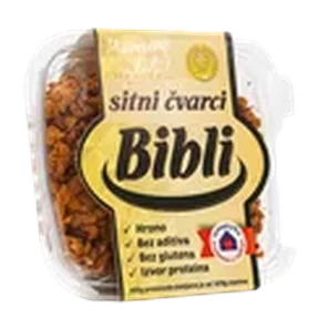 Čvarci Domaći Sitni 120g Bibli