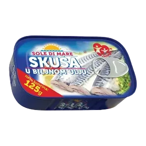 Skuša Fil Bilj Ulje 125g Sole Di Ma