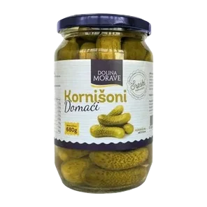 Kornišoni Seckani 680gr Dolina Morave