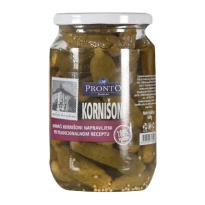 Kornišoni I Klasa 720ml Pronto