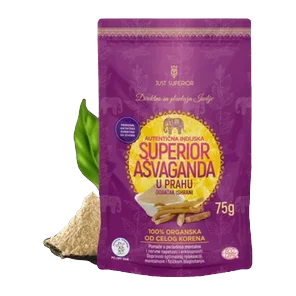 Ašvaganda Prah Org 75g Superior