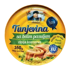 Tunjevina Komadi Sa Belim Pasuljem 160g Il Capitano
