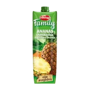 Sok ananas i pomorandza Family 50% 1L TP