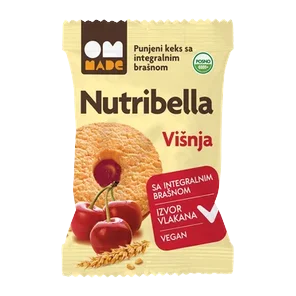 Nutribella Punjeni Keks Visnja 50g