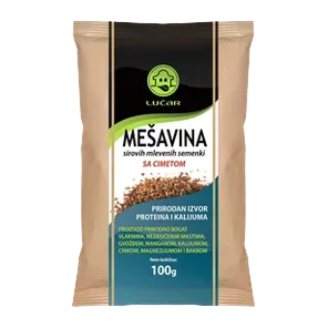 Mesavina Sirovih Mlevenih Semenki Sa Cimetom 250g Lucar
