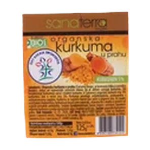 Kurkuma U Prahu 125g Org Sanaterra