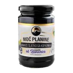 Slatko Domaće Od Šumskih Borovnica 380 Gr Moć Planine