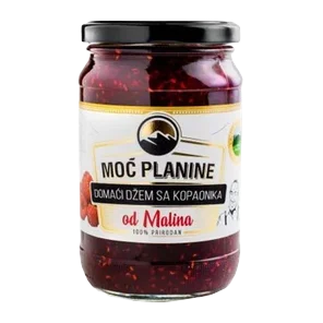 Dzem domaci malina Moc planine 420g