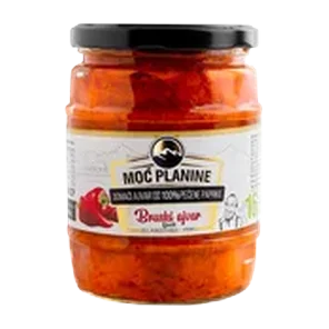 Ajvar domaci ljuti Moc planine 580g