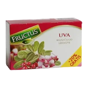 Fructus čaj uva 36g 20% gratis