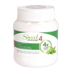 Zaslađivač Prirodni Mešavina Zaslađivača Stevia+eritritol 300gr Sweet Adventure 1