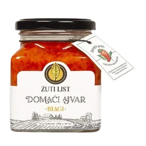 Domaci ajvar blagi Zuti list 300g