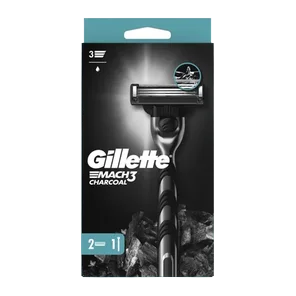 Brijac Gillette Mach3 charcoal 2UP