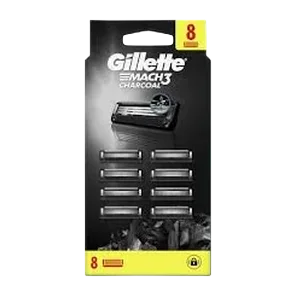 Patrone Gillette Mach3 charcoal 8ct