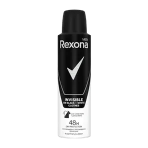 Dezodorans Rexona Invisible Black And White M 150ml