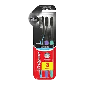 Cetkica Colgate Slim Soft Charcoal 3/1