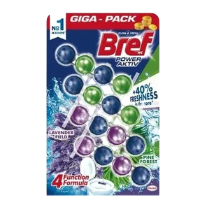 Bref Power Aktiv Pine&lavender 4x50g