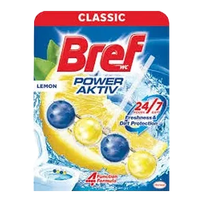 Wc osvezivac Bref Power Active limon 50g
