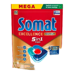 Tablete Somat Excellence Premium 5in1 42 Pranja Henkel