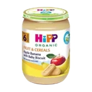 Kašica Jabuka&banan&žitar 190g Hipp