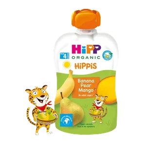 HiPP banana, kruška i mango 100g