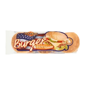 Quickbury burger zemičke sa susamom 6/1 300 g