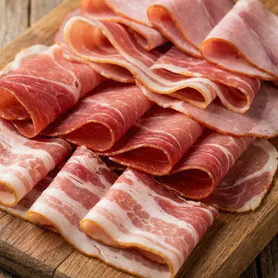 Pečenica, pršuta, slanina